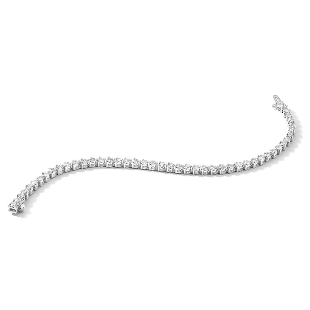 14k 4 3/4 ct Lab Grown Diamond VS/SI+ G+ Comp Tennis Bracelet