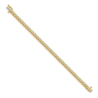 14k 1 7/8 ct Lab Grown Dia VS/SI+ G+ Comp Round Tennis Bracelet