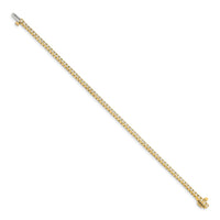 14k 1 1/4 ct Lab Grown Dia VS/SI+ G+ Comp Round Tennis Bracelet