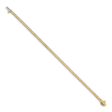 14k 1 1/4 ct Lab Grown Dia VS/SI+ G+ Comp Round Tennis Bracelet