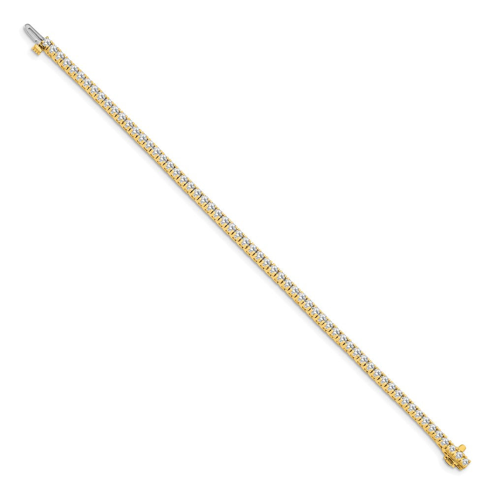 14k 2 1/6 ct Lab Grown Dia VS/SI+ G+ Comp Round Tennis Bracelet