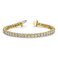 14k 2 1/6 ct Lab Grown Dia VS/SI+ G+ Comp Round Tennis Bracelet