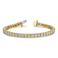 14k 2 1/6 ct Lab Grown Dia VS/SI+ G+ Comp Round Tennis Bracelet