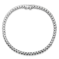 14kw 2 1/6 ct Lab Grown Dia VS/SI+ G+ Comp Round Tennis Bracelet