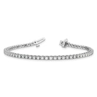 14kw 2 1/6 ct Lab Grown Dia VS/SI+ G+ Comp Round Tennis Bracelet