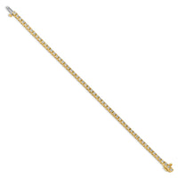 14k 2 1/5ct Lab Grown Dia VS/SI+ G+ Comp Round Tennis Bracelet