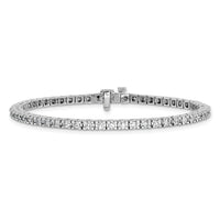 14kw 2 1/5ct Lab Grown Dia VS/SI+ G+ Comp Round Tennis Bracelet