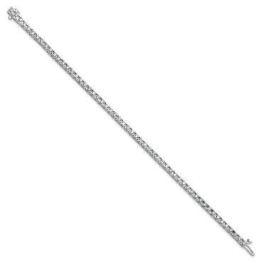14kw 2 7/8 ct Lab Grown Dia VS/SI+ G+ Comp Round Tennis Bracelet