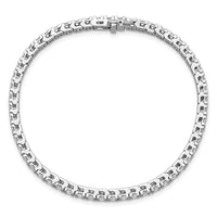 14kw 2 7/8 ct Lab Grown Dia VS/SI+ G+ Comp Round Tennis Bracelet