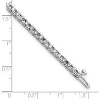 14kw 2 7/8 ct Lab Grown Dia VS/SI+ G+ Comp Round Tennis Bracelet