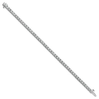 14kw 4 5/8 ct Lab Grown Dia VS/SI+ G+ Comp Round Tennis Bracelet