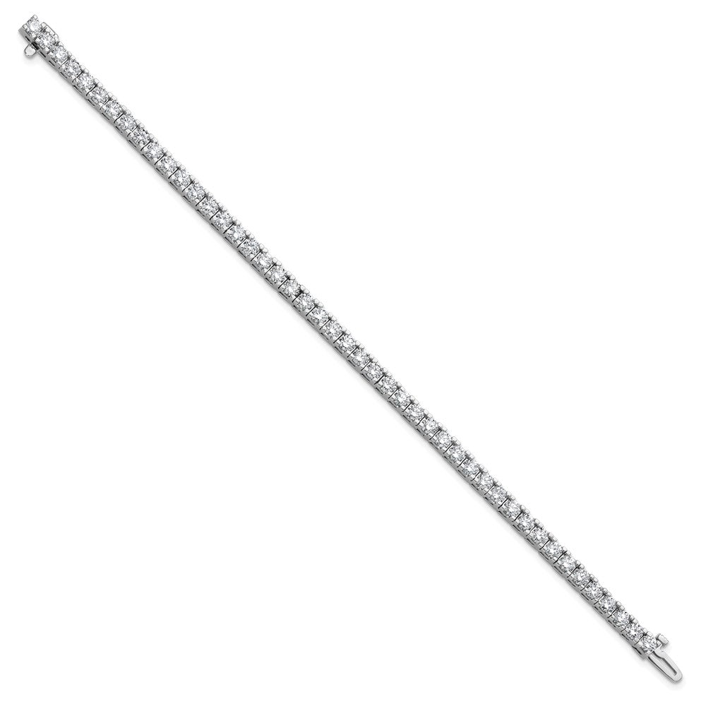 14kw 5 7/8 ct Lab Grown Dia VS/SI+ G+ Comp Round Tennis Bracelet