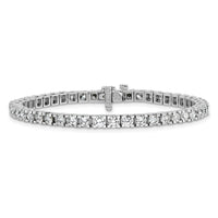 14kw 5 7/8 ct Lab Grown Dia VS/SI+ G+ Comp Round Tennis Bracelet