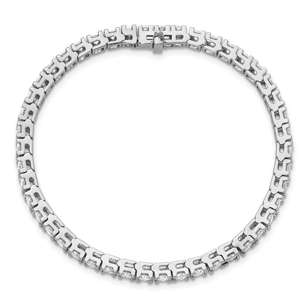 14kw 5 7/8 ct Lab Grown Dia VS/SI+ G+ Comp Round Tennis Bracelet