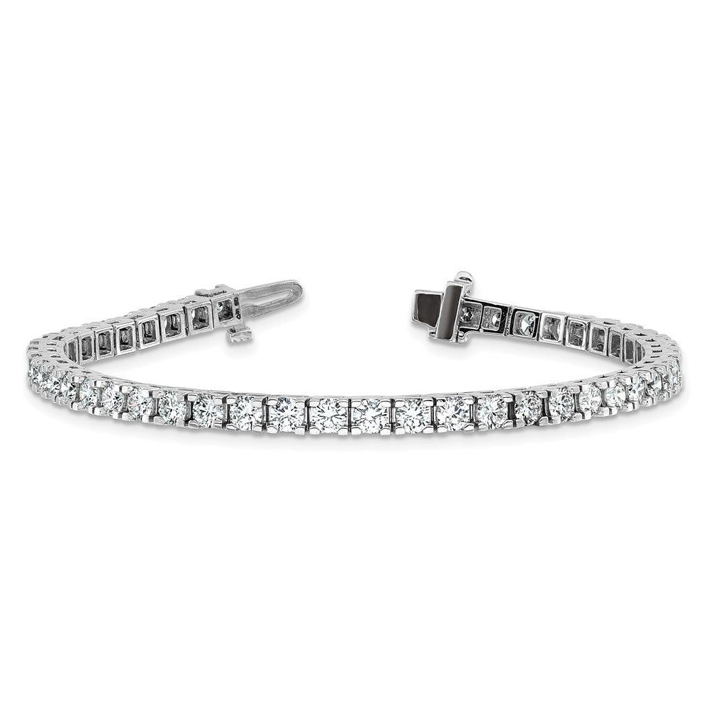 14kw 5 7/8 ct Lab Grown Dia VS/SI+ G+ Comp Round Tennis Bracelet