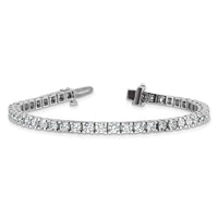 14kw 5 7/8 ct Lab Grown Dia VS/SI+ G+ Comp Round Tennis Bracelet