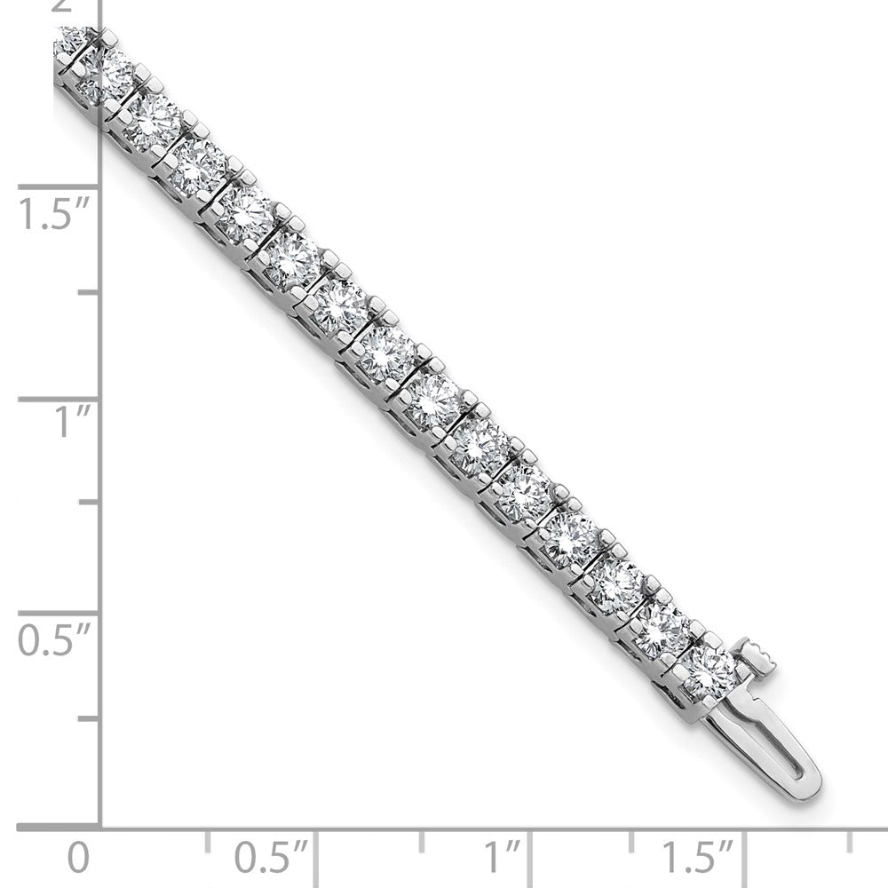 14kw 5 7/8 ct Lab Grown Dia VS/SI+ G+ Comp Round Tennis Bracelet