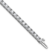 14kw 5 7/8 ct Lab Grown Dia VS/SI+ G+ Comp Round Tennis Bracelet