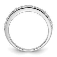 14k White Gold Filigree Band