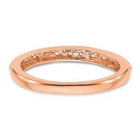 14k Rose Gold Filigree Band