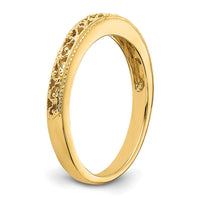 14k Filigree Band