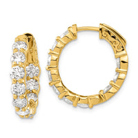 14k Round Hoop w/Safety Clasp Earring Mountings