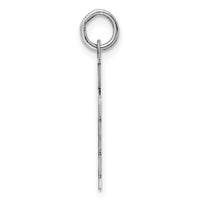 Sterling Silver Rhodium-plated Kid Charm