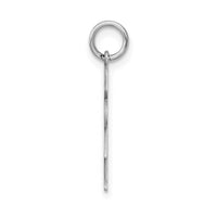 Sterling Silver Rhodium-plated Kid Charm