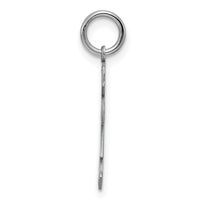 Sterling Silver Rhodium-plated Kid Charm