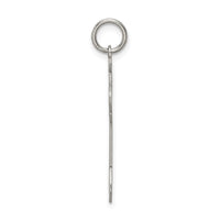 Sterling Silver Rhodium-plated Kid Charm