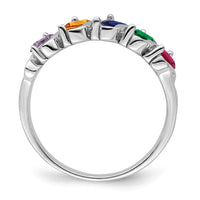 Sterling Silver Rhodium-plated Family Jewelry Mounting