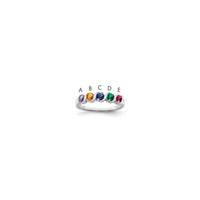 Sterling Silver Rhodium-plated Family Jewelry Mounting