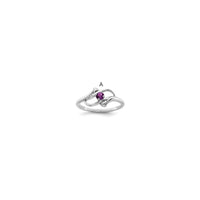 Sterling Silver Rhodium-plated Family Jewelry Ring