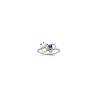 Sterling Silver Rhodium-plated Family Jewelry Mounting