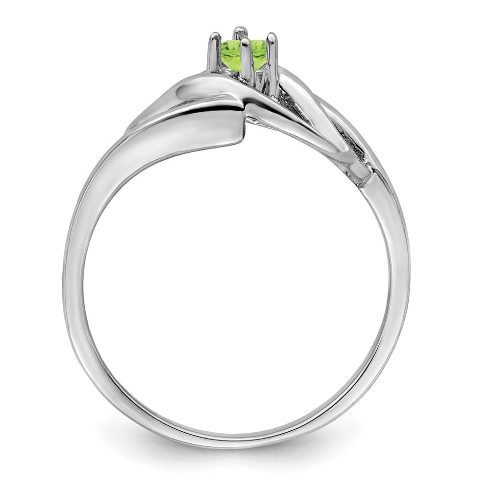 Sterling Silver Rhodium-plated Family Jewelry Ring