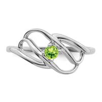 Sterling Silver Rhodium-plated Family Jewelry Mounting