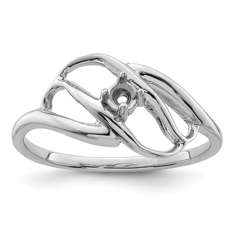 Sterling Silver Rhodium-plated Family Jewelry Ring
