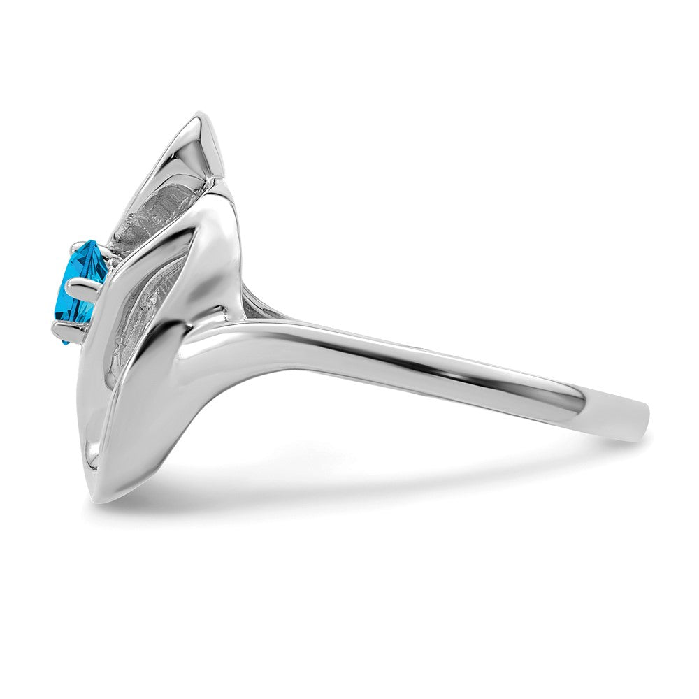 Sterling Silver Rhodium-plated Family Jewelry Ring