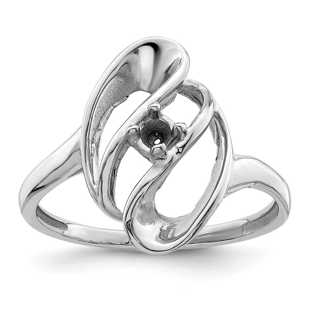 Sterling Silver Rhodium-plated Family Jewelry Ring