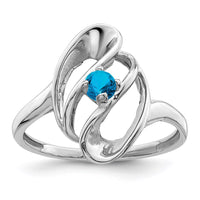 Sterling Silver Rhodium-plated Family Jewelry Mounting
