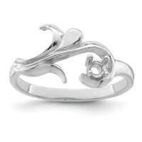Sterling Silver Rhodium-plated Family Jewelry Ring