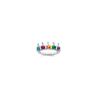 Sterling Silver Rhodium-plated Family Jewelry Mounting