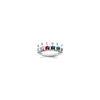 Sterling Silver Rhodium-plated Family Jewelry Mounting