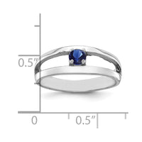Sterling Silver Rhodium-plated Family jewelry ring
