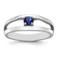 Sterling Silver Rhodium-plated Family jewelry ring