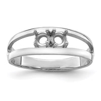 Sterling Silver Rhodium-plated Synthetic 2 Stone Mother's Ring
