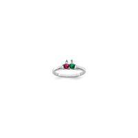 Sterling Silver Rhodium-plated Family Jewelry Mounting