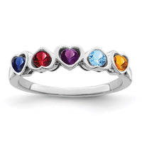 Sterling Silver Rhodium-plated Family Jewelry Mounting