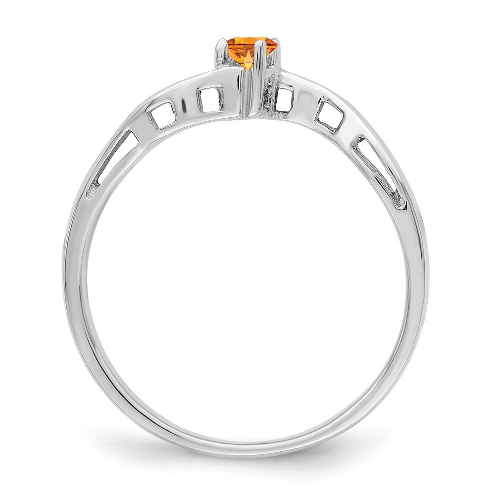 Sterling Silver Rhodium-plated Family Jewelry Mounting