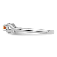 Sterling Silver Rhodium-plated Family Jewelry Mounting